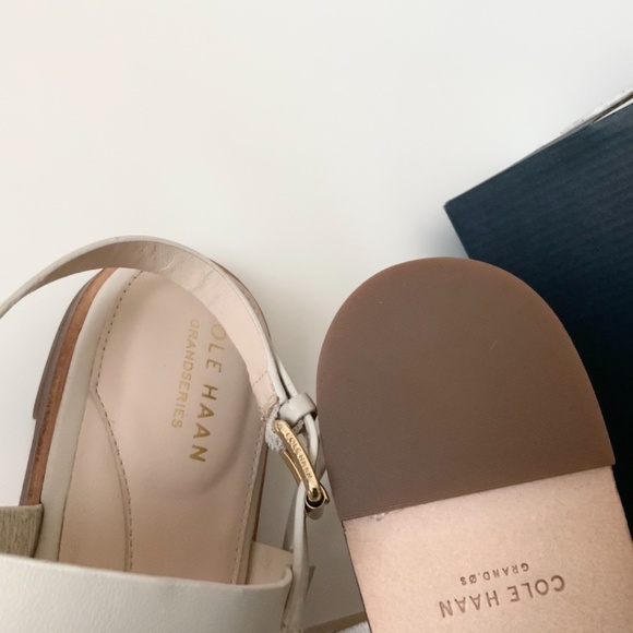 Cole Haan Anica Leather Slingback Thong Sandals - Picture 7 of 7